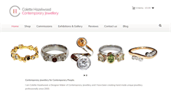 Desktop Screenshot of colettehazelwoodjewellery.co.uk